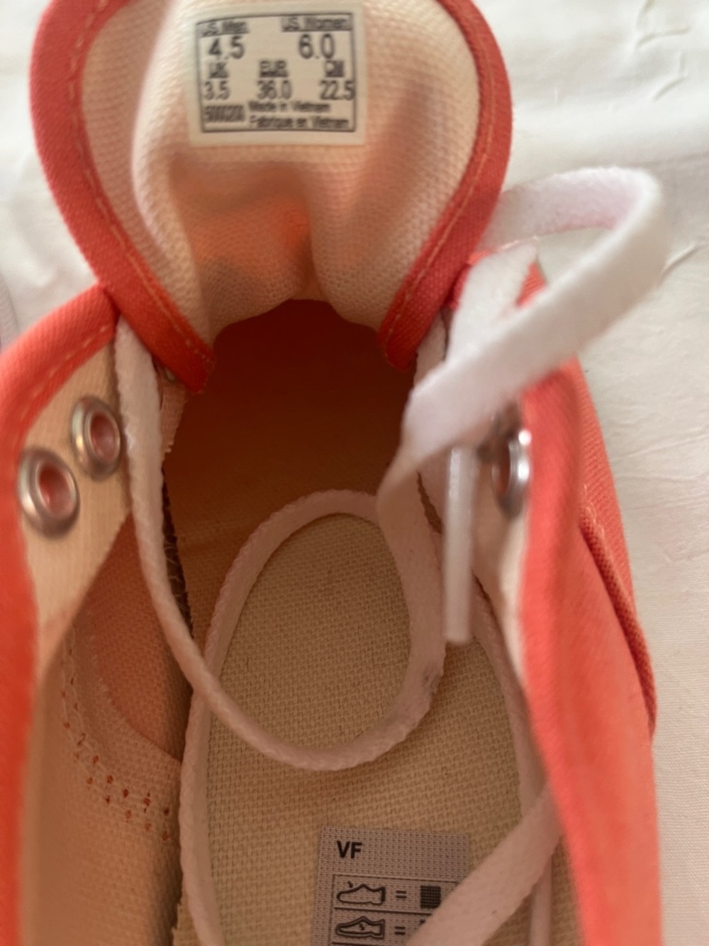 Vans Coral Canvas Low-Top Sneakers with White Laces~ NWOT - Picture 5 of 5